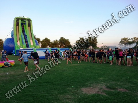 Big water slides for adult parties
