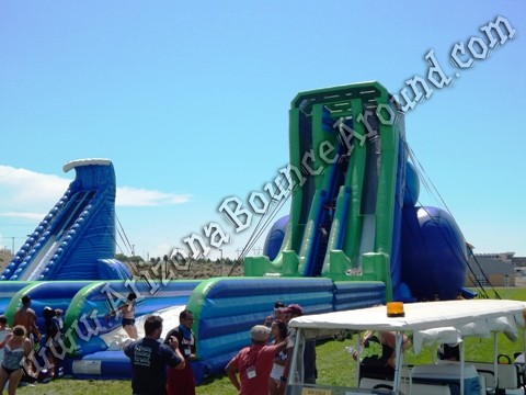 big inflatable slides for rent in California